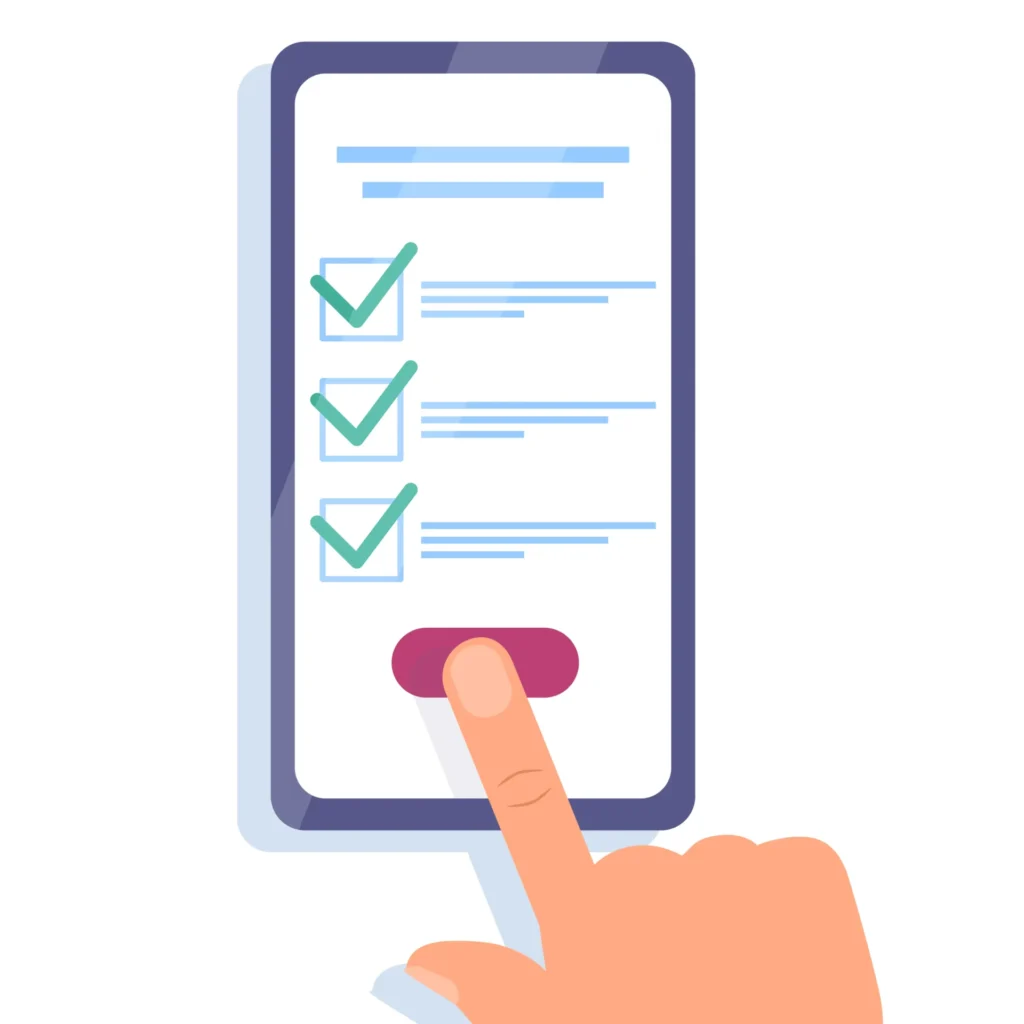 Application form — screenshot